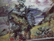Lovis Corinth Walchensee Landscape Sweden oil painting artist